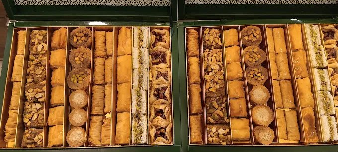 Assorted baklava at Tripolis Sweets