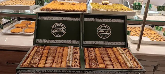 Assorted Lebanese sweets at Tripolis Sweets